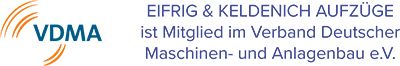 VDMA Mitglied - Eifrig & Keldenich Aufzüge